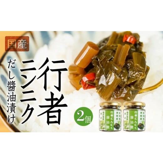 ふるさと納税 野菜類 山菜 岐阜県 飛騨市 ＼ピリッと旨い/行者ニンニクだし醤油漬け 2個 / 瓶詰 瓶詰め おつまみ ニンニク おかず ご飯 ごはん 米 お供 つま…