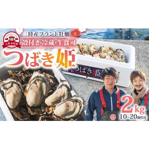 ふるさと納税 牡蠣 生牡蠣 岩手県 大船渡市 牡蠣 つばき姫 三陸 ブランド牡蠣 2kg 耳吊り 殻付き牡蠣 冷蔵 生食可 生牡蠣 生かき かき カキ 生食 生食用 冷蔵…