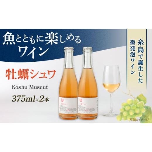 ふるさと納税 ワイン スパークリングワイン 福岡県 糸島市 糸島マスエワイナリ 牡蠣シュワ 2本 糸島市 ／ いとしのいとしま ワイン 微発泡 AEP003_1