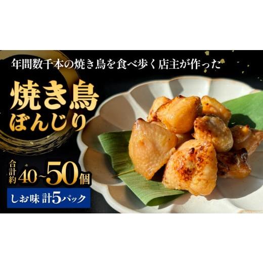 ふるさと納税 鶏肉 焼き鳥 宮城県 石巻市 焼き鳥 やきとり ぼんじり 塩味 5パック 約40から50個 冷凍 串なし 調理済 やきとり しお味 味付き 個包装 ぼんじり …