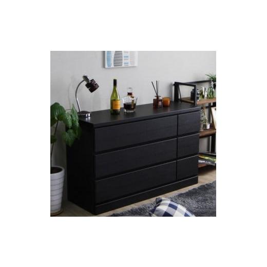 ふるさと納税 家具 収納家具 福岡県 大川市 ローチェスト 完成品 タンス チェスト 箪笥 幅120cm 日本製 国産 120幅 3段 木製 CRCH-01-120L DBR ダークブラウン