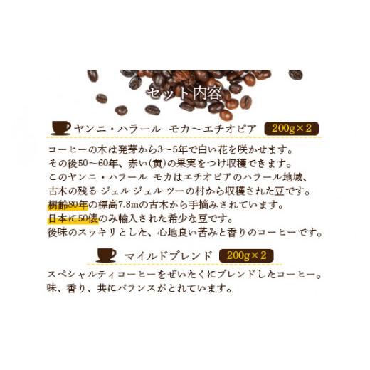 ふるさと納税 コーヒー コーヒー豆 宮崎県 高鍋町 希少豆とブレンドコーヒー 翌月末迄に順次出荷