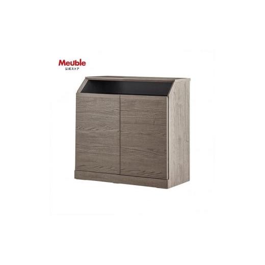 ふるさと納税 家具 収納家具 福岡県 大川市 it イット 80cm サイドボード グレー モーブル 大川家具 グレー