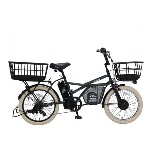 ふるさと納税 自転車 電動アシスト自転車 大阪府 堺市 ヱビス自転車 ミニベロカーゴ電動アシスト自転車 GRC-515L-Cib シマノ製外装7段変速 マットオリーブ マ…