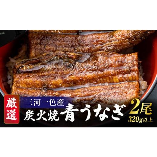 ふるさと納税 うなぎ 愛知県 西尾市 2026年3月限定価格 厳選 三河一色産炭火焼青うなぎ 蒲焼2尾320g以上・U045_c2603