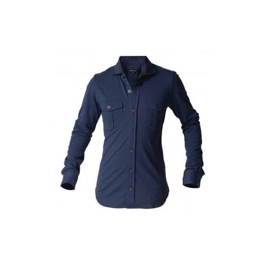 ふるさと納税 服 男 和歌山県 和歌山市 DJS-001 decollouomo メンズパイロットシャツ長袖(生地/コンコルド)ネイビー/Mサイズ ネイビー/Mサイズ