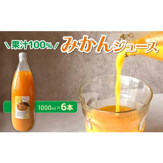 ふるさと納税 果汁飲料 みかん 愛知県 南知多町 果汁100% みかんジュース 1000ml × 6本 無農薬 無添加 濃厚 みかん ジュース 炭酸 清涼飲料水 夏 蜜柑 炭酸…