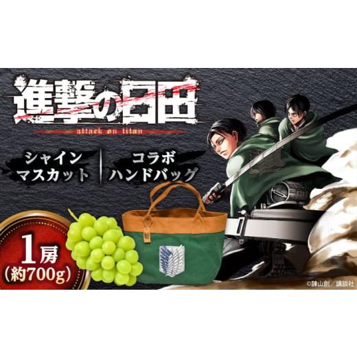 ふるさと納税 ぶどう マスカット 大分県 日田市 先行予約・26年9月以降発送 進撃のシャインマスカット 1房 約700g ハンドバッグ付(調査兵団)日田市 / 松岡…
