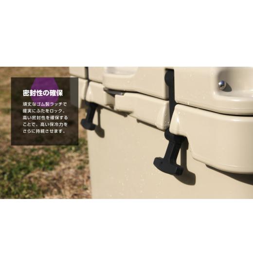 ふるさと納税 アウトドアグッズ クーラーボックス 大阪府 河内長野市 ハードクーラーボックス 35QT カーキ（W720） 35QT カーキ（W720）の画像
