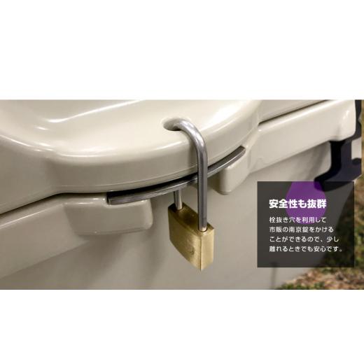 ふるさと納税 アウトドアグッズ クーラーボックス 大阪府 河内長野市 ハードクーラーボックス 35QT カーキ（W720） 35QT カーキ（W720）の画像