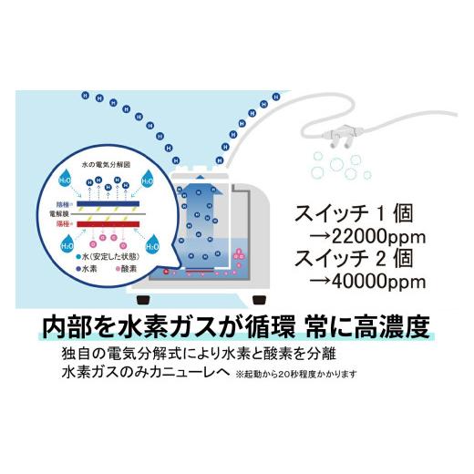 ふるさと納税 電化製品 栃木県 矢板市 吸入用水素ガス生成器「Vital Share (バイタルシェア)」1台 家庭向け 標準仕様｜日省エンジニアリング AWH-008の画像