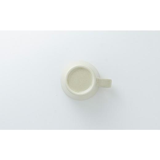 ふるさと納税 食器・グラス マグカップ 栃木県 真岡市  栃木県共通返礼品・益子町産 益子伝統釉_並白釉 コーヒーカップ | 益子焼 生活雑貨 栃木県 真岡市の画像