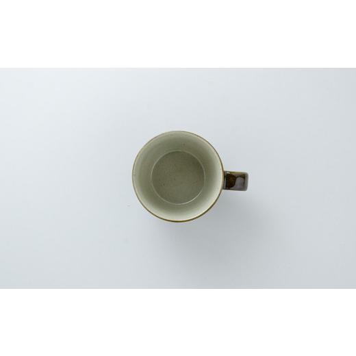 ふるさと納税 食器・グラス マグカップ 栃木県 真岡市  栃木県共通返礼品・益子町産 益子伝統釉_皮鯨釉 コーヒーカップ | 益子焼 生活雑貨 栃木県 真岡市の画像
