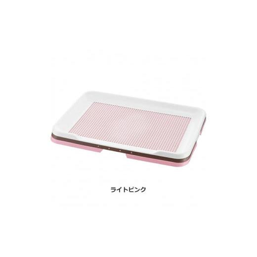 ふるさと納税 雑貨・日用品 富山県 富山市 お掃除簡単ステップトレー ワイド ライトピンク ライトピンク