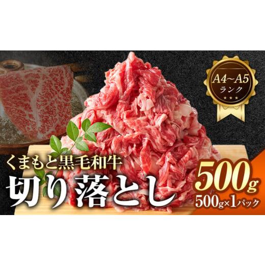 ふるさと納税 牛肉 熊本県 大津町 A4〜A5 くまもと 黒毛和牛 切り落とし 500g [30日以内に出荷予定(土日祝除く)]熊本県 大津町 黒毛和牛 肉 お肉 和牛 牛 …
