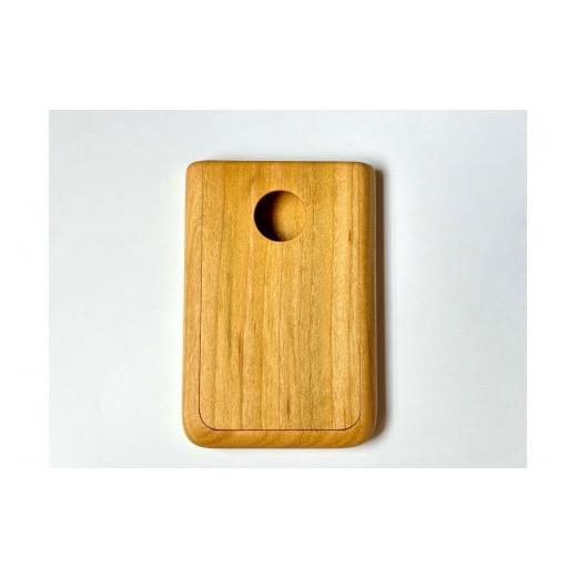 ふるさと納税 木工品・竹工品 島根県 浜田市 100%島根県産 - 桜 - の名刺入れ 桜 木製 ビジネス 贈り物 メンズ レディース 178_2016の画像