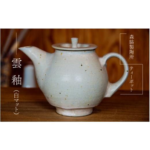 ふるさと納税 食器・グラス 島根県 邑南町 ティーポット:雲釉(白マット) 雲釉(白マット)