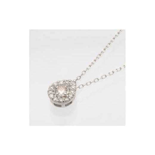 ふるさと納税 アクセサリー ネックレス 山梨県 昭和町 PT900／PT850 0.14ct ダイヤモンド ペンダントネックレス　HH-019718 SWBT001-PT_3