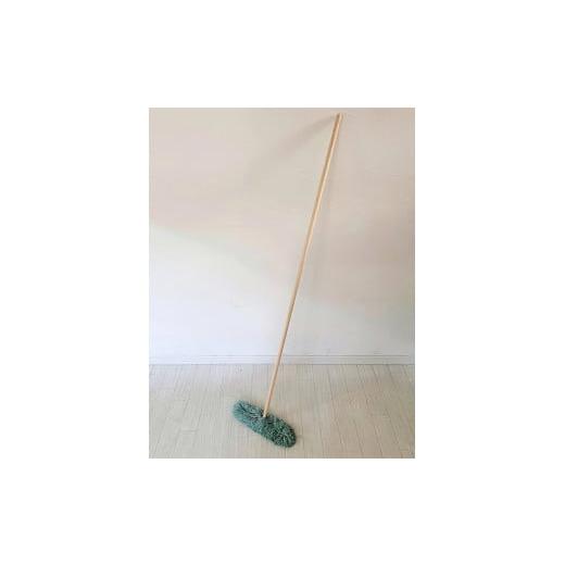 ふるさと納税 雑貨・日用品 兵庫県 朝来市 &lt;むろの屋&gt; モコモコ省スペースモップ ミニ ( 925mm・モスグリーン ) 日用品 掃除 用品 モップ 最高級 マイ…