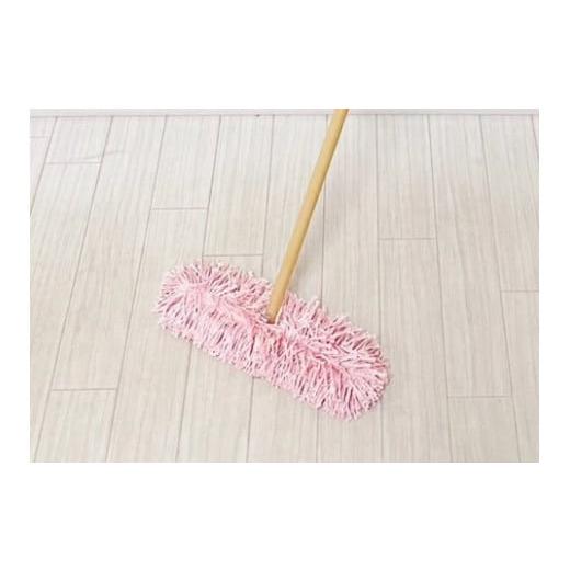 ふるさと納税 雑貨・日用品 兵庫県 朝来市 &lt;むろの屋&gt; モコモコ省スペースモップミニ用 替え糸 ベビーピンク 日用品 掃除 用品 モップ 最高級 マイクロ…