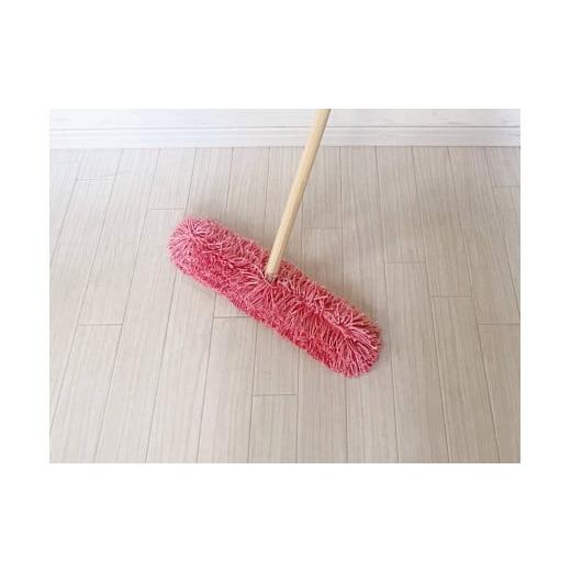 ふるさと納税 雑貨・日用品 兵庫県 朝来市 &lt;むろの屋&gt; モコモコ省スペースモップレギュラー用 替え糸 ベビーピンク 日用品 掃除 用品 モップ 最高級 マ…