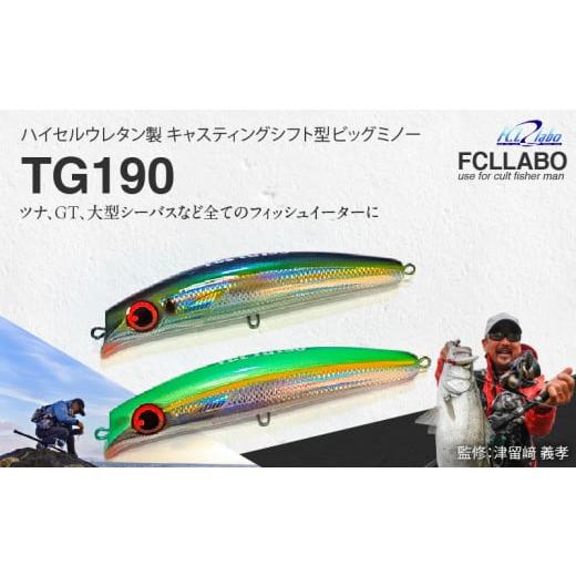 ふるさと納税 フィッシング ルアー・フライ 福岡県 久留米市 ルアー(TG190) クリアオールブラック_FCLLABO TG190 ルアー ビッグ ミノー フローティング 推奨…