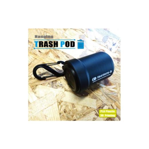 ふるさと納税 アウトドアグッズ 東京都 あきる野市 factory-b ハンギングトラッシュポッド ブラック(1個) 釣りや登山に 1602834