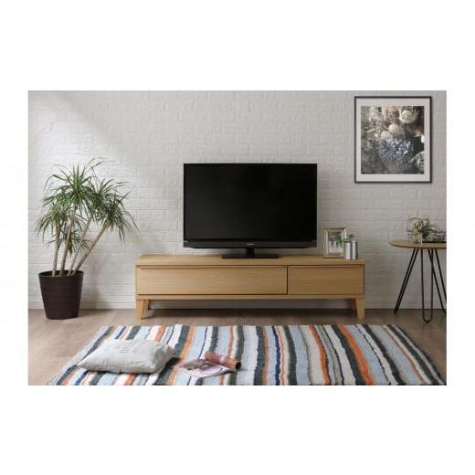 ふるさと納税 家具 収納家具 福岡県 大川市 大川家具 幅153cm テレビボード レッドオーク -leo-レオ レッドオーク