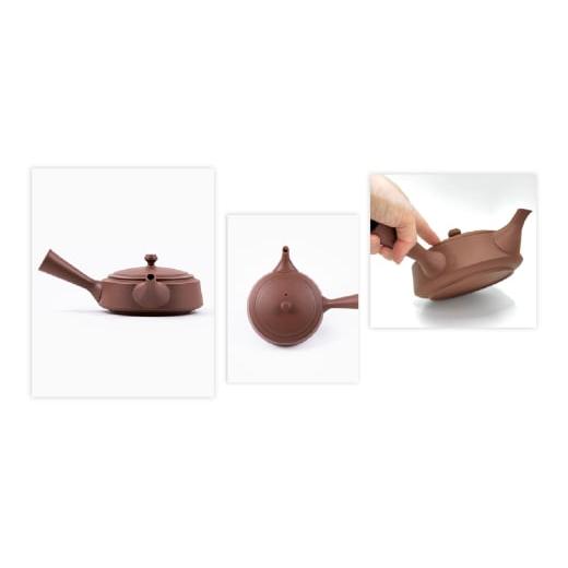 ふるさと納税 陶磁器・漆器・ガラス 愛知県 常滑市 常滑焼急須 TAKASUKE （shu-3 横手左利き用） shu-3 横手左利き用の画像