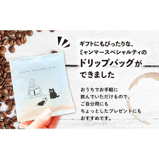ふるさと納税 コーヒー ドリップ 岐阜県 下呂市  自家用 「Kaung day」 ミャンマースペシャルティコーヒー ドリップパック 50パック 珈琲 コーヒー カウンデ…の画像