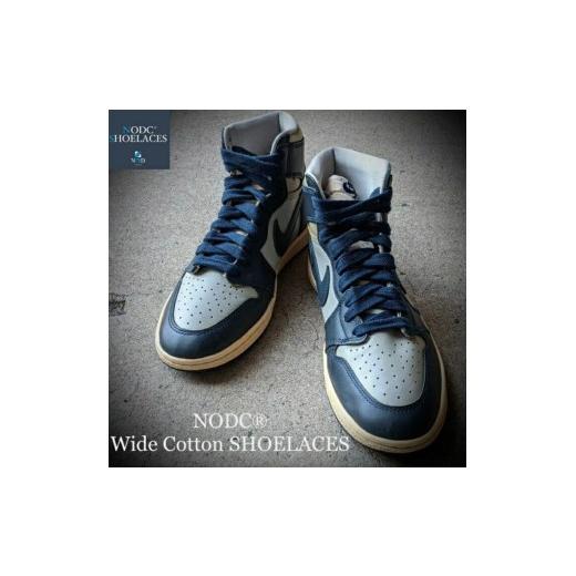 ふるさと納税 ファッション 靴 愛知県 小牧市 NODC Wide Cotton SHOELACES 3セット