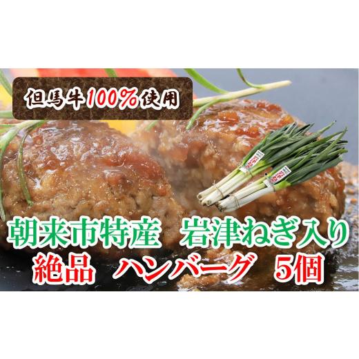 ふるさと納税 肉 ハンバーグ 兵庫県 朝来市 先行予約 期間限定 但馬牛100%使用 岩津ねぎ入りハンバーグ5個セット 先行予約 期間限定 朝来市限定 但馬牛 世界…