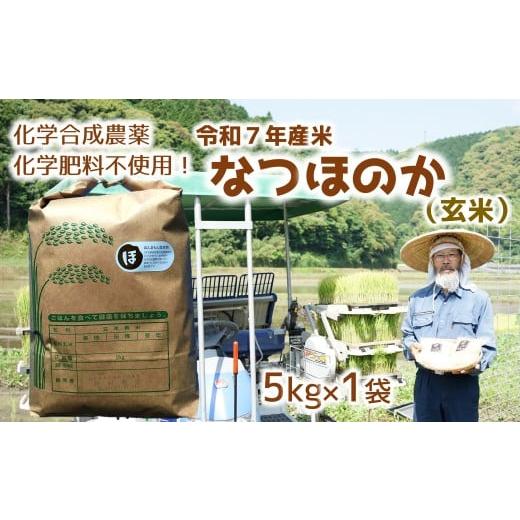 ふるさと納税 玄米 大分県 臼杵市 オーガニック太陽 令和7年産米なつほのか 5kg 玄米 なつほのか 5kg 玄米