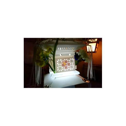 ふるさと納税 民芸品・工芸品 千葉県 館山市  数量限定生産 千葉県指定伝統的工芸品「房州切子」／ 白　南房総に伝わる盆灯籠 1606067_2