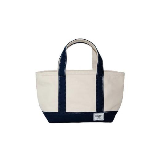 ふるさと納税 カバン トートバッグ 兵庫県 朝来市 (1)キャンバストートS 生成り×ネイビー AS2BI10-1 (1)キャンバストートS 生成り×ネイビー AS2BI10-1