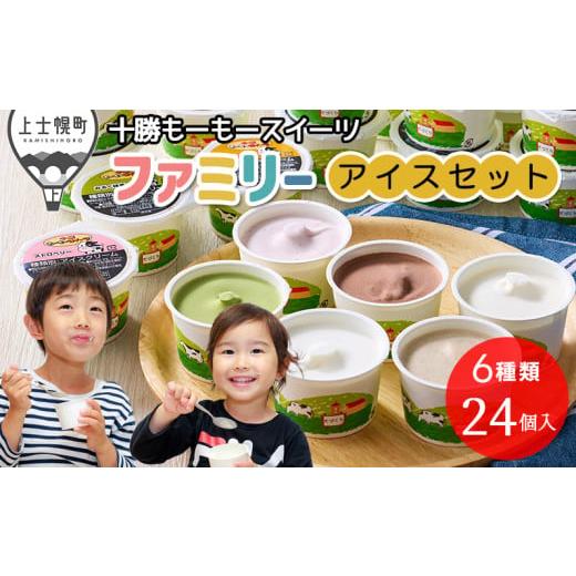 ふるさと納税 菓子 アイス 北海道 上士幌町 十勝もーもースイーツ ファミリーアイス 6種セット 計24個(6種×各4個) 大量 北海道 スイーツ アイス アイスクリ…