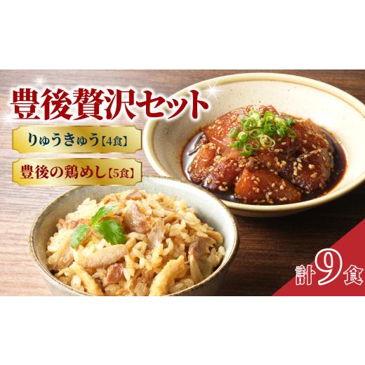 ふるさと納税 魚貝類 大分県 大分市 母の日ギフト 豊後贅沢セット 豊後水道の朝獲れりゅうきゅう4食 豊後の鶏めし5食 5月10日お届け りゅうきゅう 鶏めし 新…