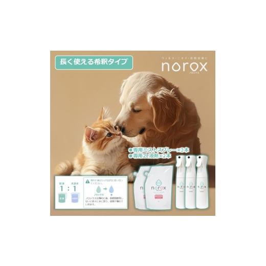 ふるさと納税 雑貨・日用品 愛媛県 松山市 ノロックス norox お試しセット(希釈タイプ) | ノロックス 次亜塩素酸水 ミスト 除菌 消毒 消臭 消臭剤 花粉 ダニ …