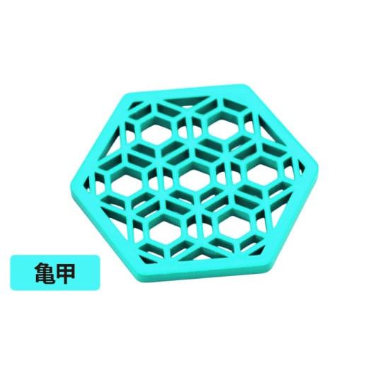 ふるさと納税 ゴルフグッズ 福井県 福井市 福井市産 運を呼び寄せる、お守りゴルフマーカー 亀甲(ターコイズ) A-172001-03 Turf project GOOD LUCKラック …