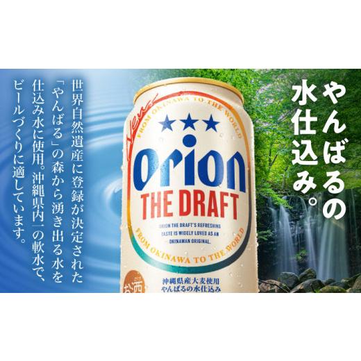 ふるさと納税 ビール 沖縄県 沖縄市 オリオンビール 全3回定期便 オリオン ザ・ドラフト 350ml×24缶 (6缶パック×4) 缶ビール ビール 350ml 24缶 沖縄市 ／ …の画像