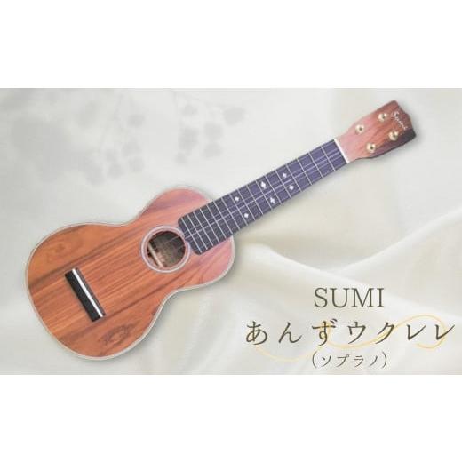 ふるさと納税 木工品・竹工品 長野県 千曲市 SUMIあんずウクレレ ( ソプラノ ) 国産 信州産杏材 ウッドデザイン賞受賞 長野県 千曲市