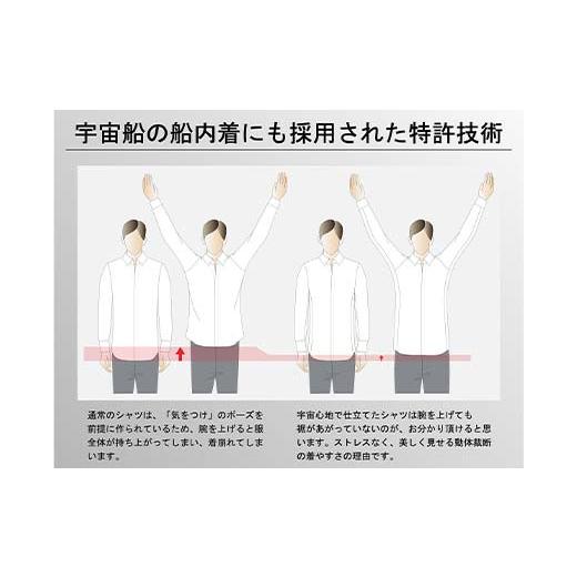 ふるさと納税 服 男 福島県 白河市  3枚セット 白河市の縫製工場が縫い上げる逸品 宇宙心地シャツ3枚セット 白無地+ランダム2枚 レギュラーフィット M F24R-04…の画像