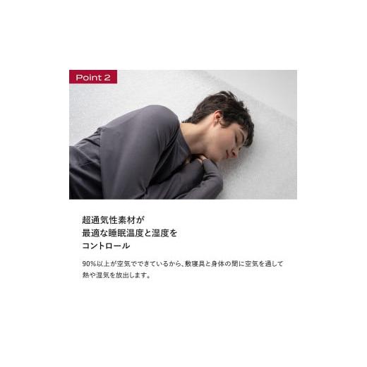 ふるさと納税 タオル・寝具 敷布団 大分県 玖珠町 ブレインスリープ マットレス オーバーレイ シングルサイズ ホワイト シングルサイズ ホワイト_5