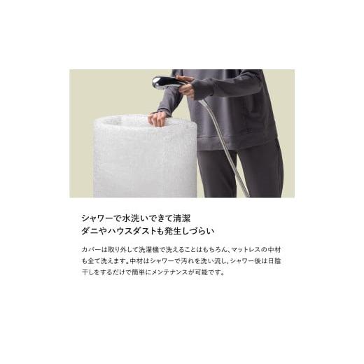 ふるさと納税 タオル・寝具 敷布団 大分県 玖珠町 ブレインスリープ マットレス オーバーレイ シングルサイズ ホワイト シングルサイズ ホワイト_7