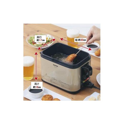 ふるさと納税 キッチン家電 大阪府 大東市 象印 電気フライヤー