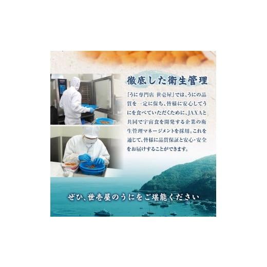 ふるさと納税 ウニ 北海道 余市町 先行受付 北海道産 世壱屋塩水ウニ（ムラサキウニ）300g_3