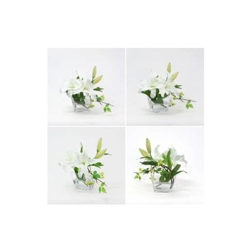 ふるさと納税 雑貨・日用品 花 三重県 名張市 アートフラワー エミリオ・ロバ カサブランカ2L TTNTA-90200の画像