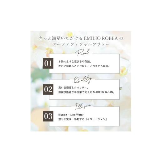 ふるさと納税 雑貨・日用品 花 三重県 名張市 アートフラワー エミリオ・ロバ ファレノプシスL TTNTA-58200の画像