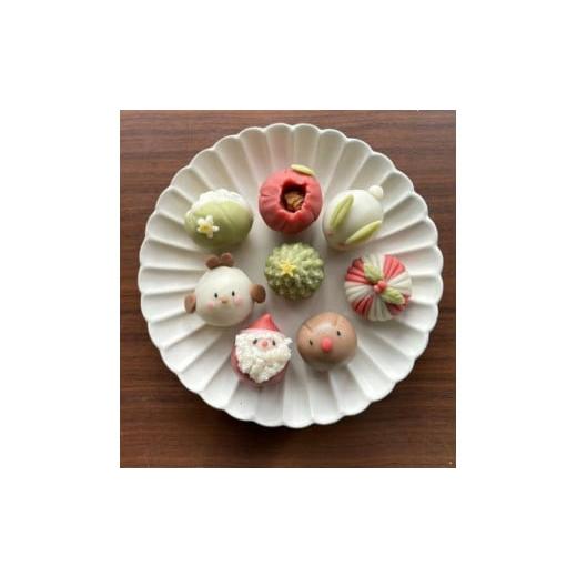 ふるさと納税 和菓子 生菓子 山口県 山口市 B086 定期便 可愛い練り切り菓子8個（春夏秋冬年4回）_3