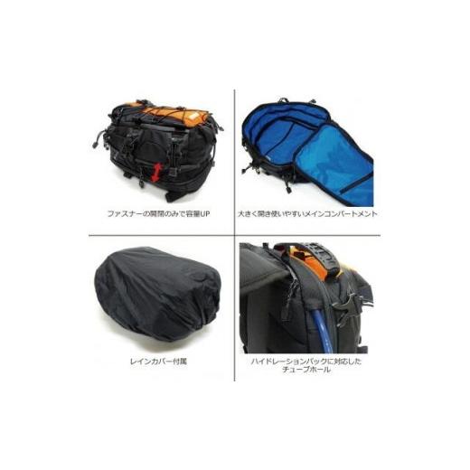 ふるさと納税 カバン 茨城県 ひたちなか市 モトレック SEATBAG-11L ブラック MR-SB-11-BKの画像